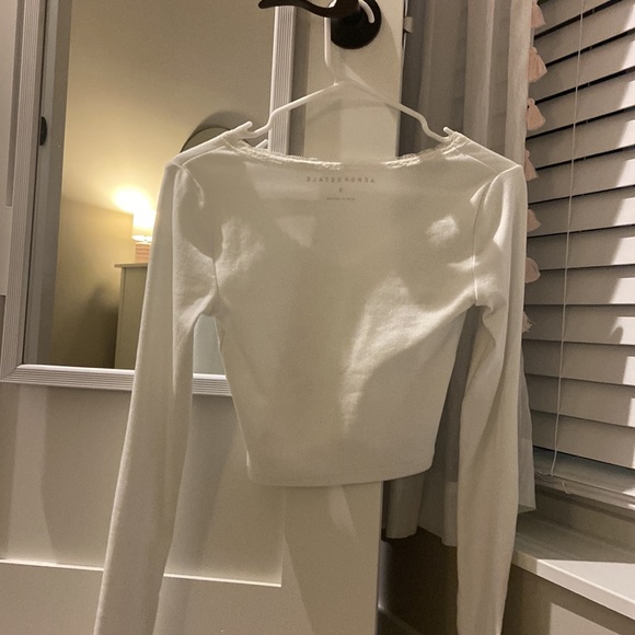 aeropostale cropped long sleeve top - Picture 6 of 6
